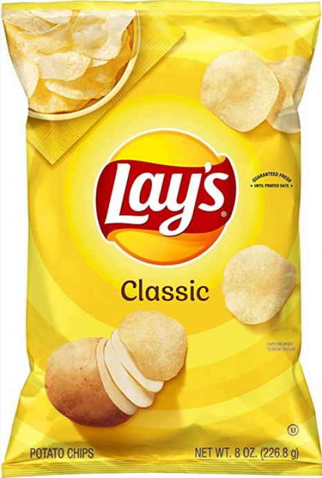 LAYS CLASSIC SALTED 50 GMS
