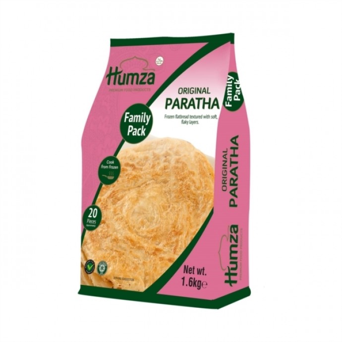 Humza Paratha Plain (Family Pack) 1600G