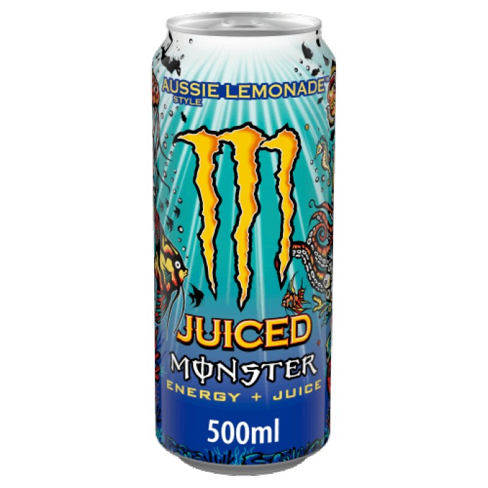 Monster Aussie Lemonade 500ml x 12 (Can) (641071)