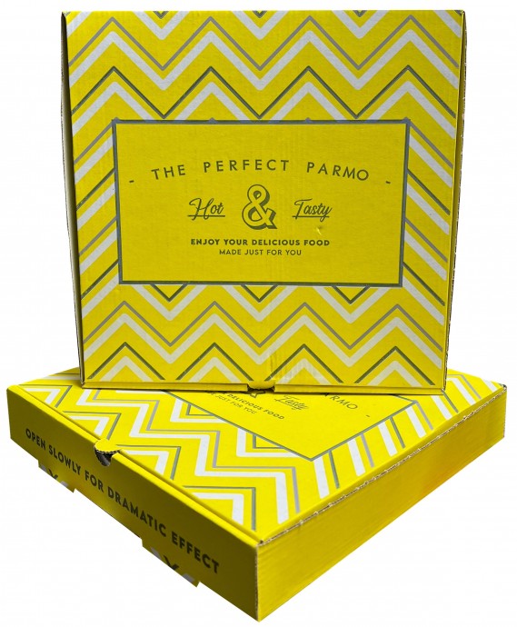 10" The Perfect Parmo Box Yellow