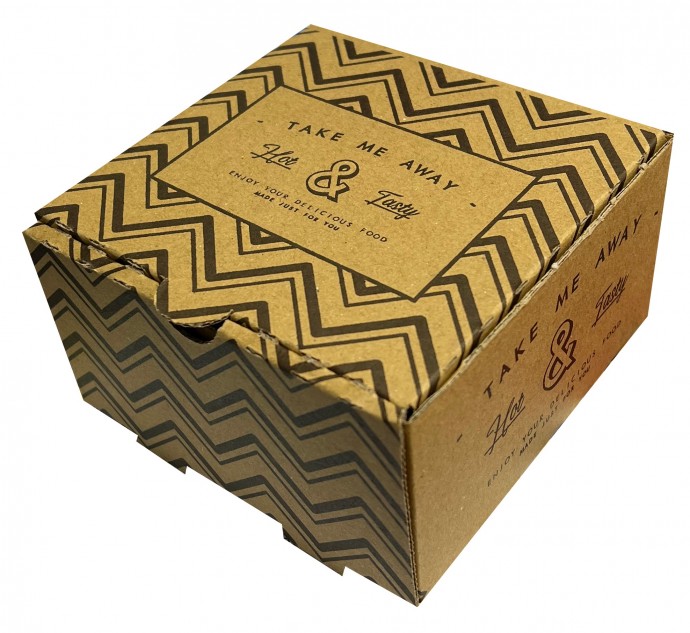 Take me away Brown Burger Boxes