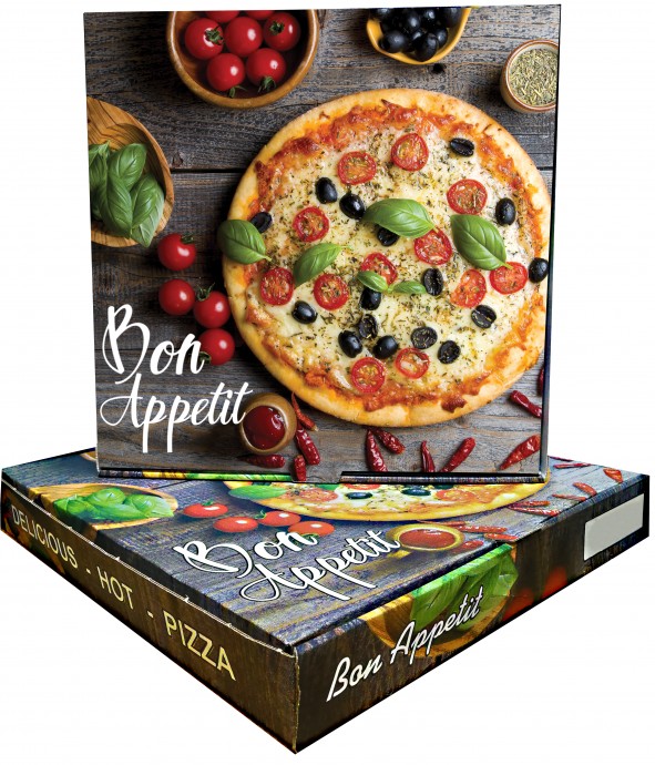 Bon Appetit 16" Coloured Boxes