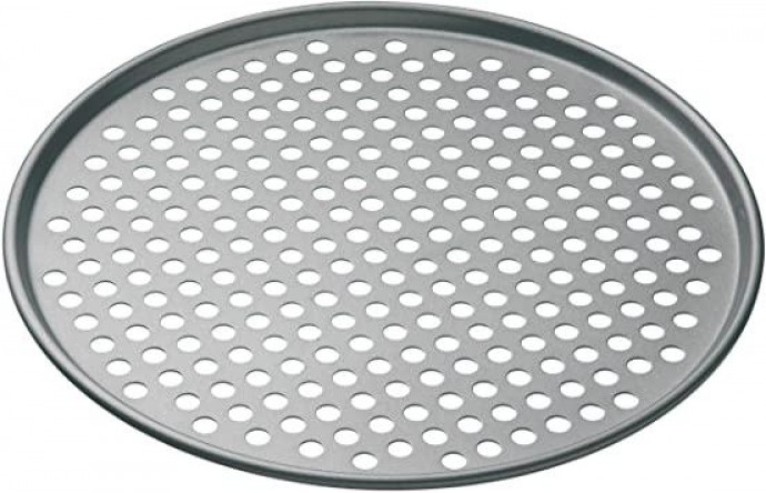 9" Pizza Pan 3/4" Deep with 10mm perforated holes