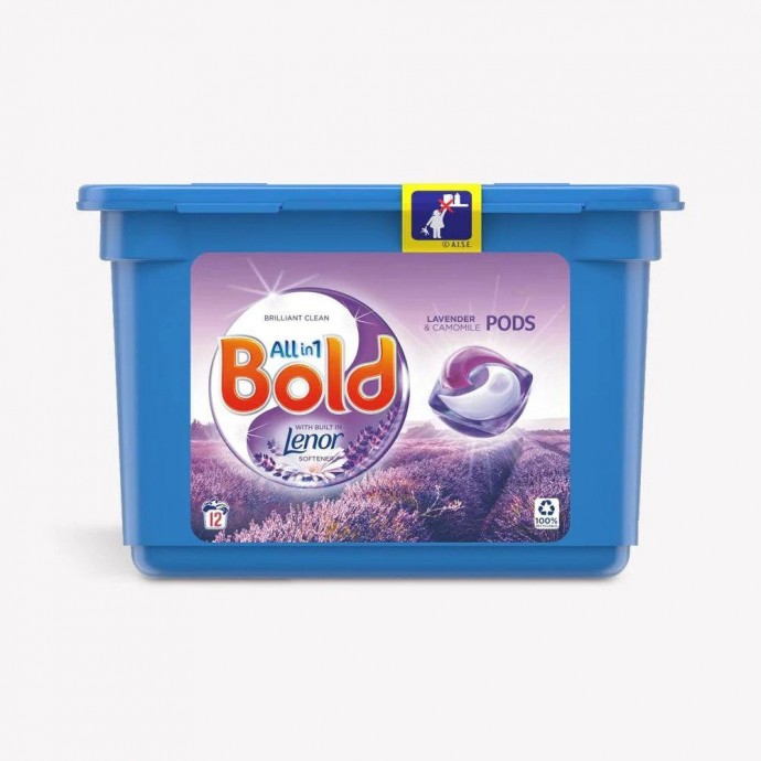 Bold All-in-1 Pods Lavender & Camomile 12 Washes