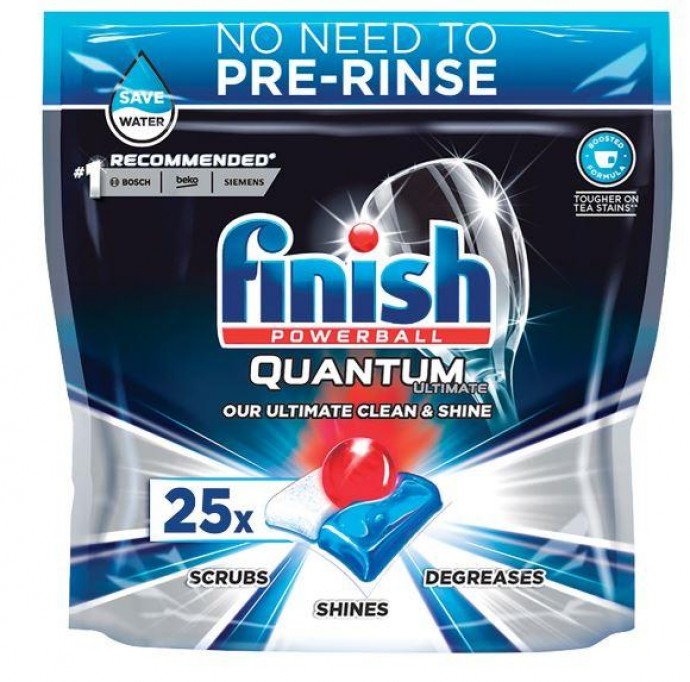 Finish Quantum Dishwasher Tablets Ultimate Regular 25s