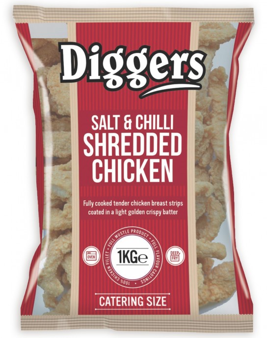 Diggers Salt & Chilli Crispy Shredded Chicken