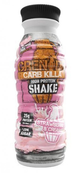 Carb Killa Strawberries & Cream Shake