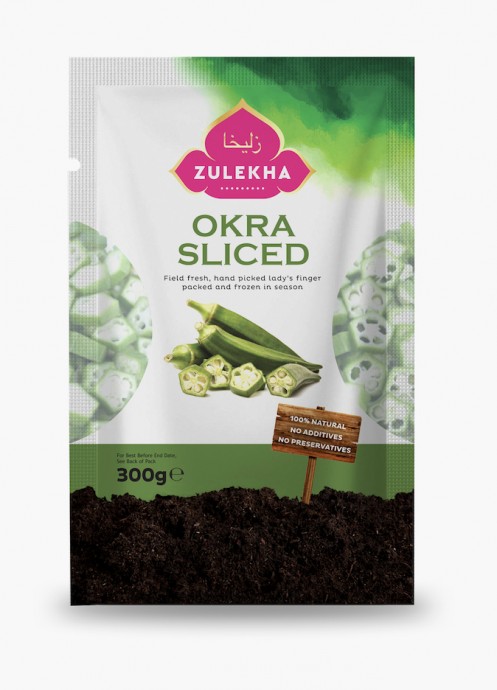 ZULEKHA Frozen Sliced Cut Okra