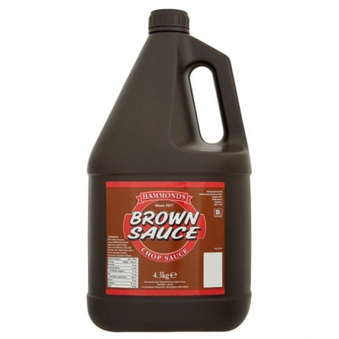 CASE Hammonds Brown Sauce 2 x 4.3kg
