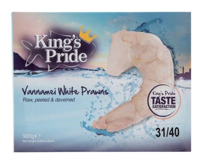 (SHELL OFF) 31/40 Kings Pride Prawns 6x900g
