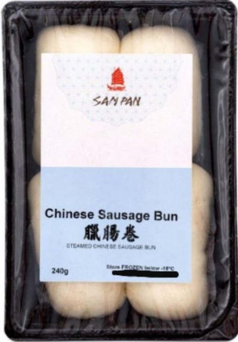 (pack)Sam Pan Chinese Sausage Bao240g