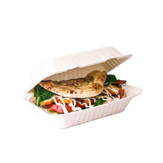 (HB10) Bagasse Medium White x 250
