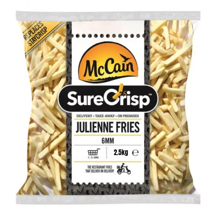 McCain SURECRISP Chips 6/6 Julienne 4 x 2.5kg (70)