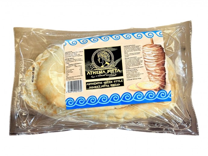 *FROZEN* PREMIUM Athena Small White Pitta (14 x 6) (70)