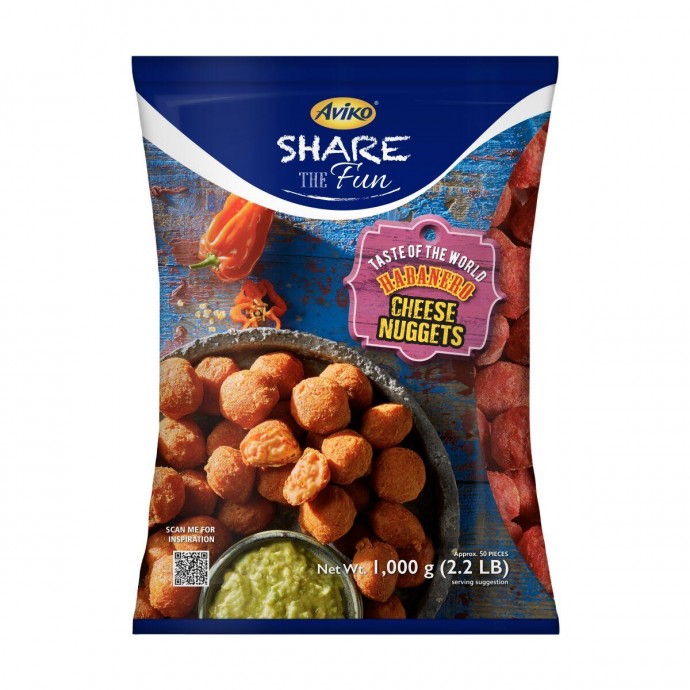 AVIKO HABANERO CHEESE NUGGETS x 1kg