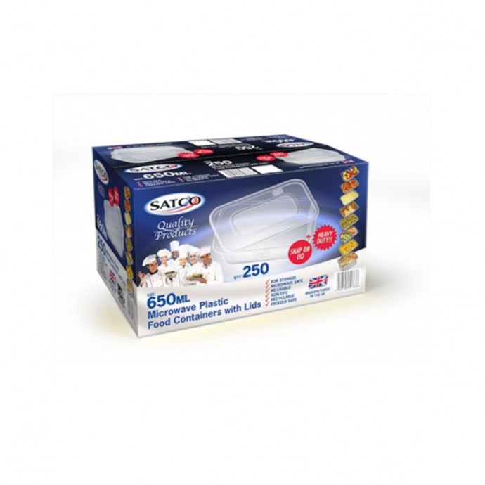 Satco C650 Strong Containers & Lids