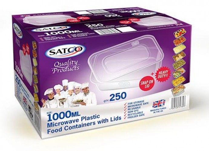 Satco C1000 Strong Containers & Lids
