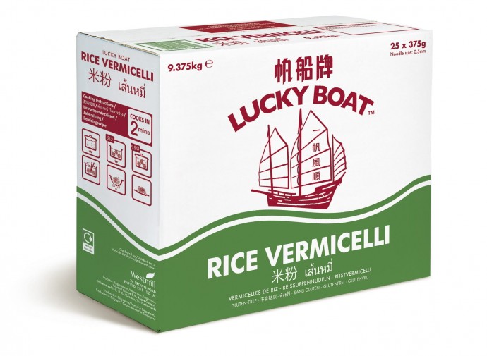 Lucky Boat Rice Vermicelli (25 x 375g)