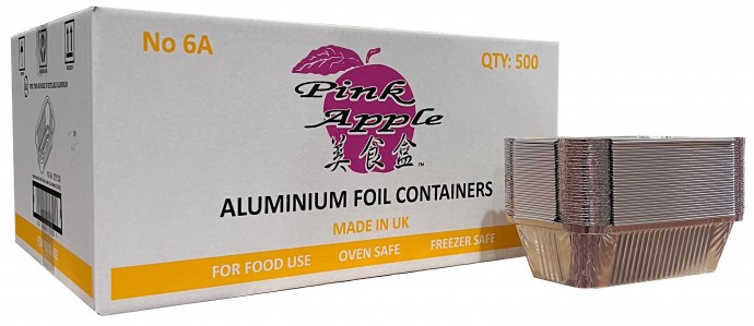 Pinkapple No.6 Foil Containers x 500