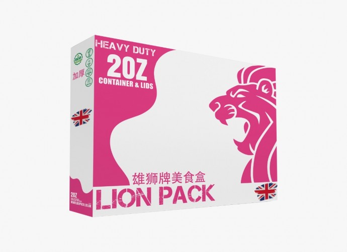 Lion Pack 2oz Clear Cups & Lids