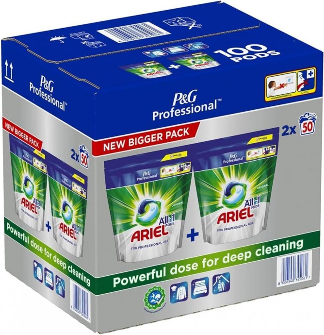 Professional Ariel Liquipods Regular 2x50ct